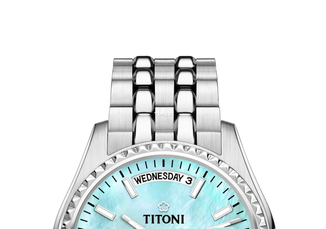 Titoni,COSMO 40mm,40mm,Stainless Steel,Blue,Handwound,Date,Day,797 S,797 S-719