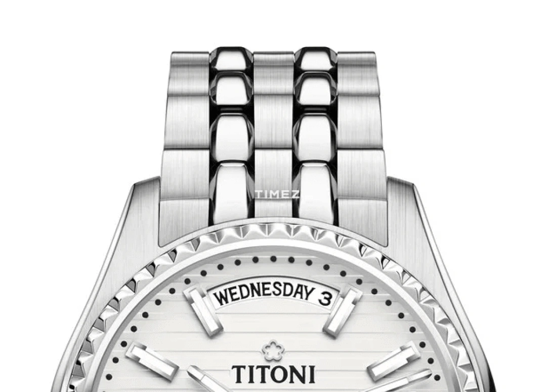 Titoni,COSMO 40mm,40mm,Stainless Steel,Silver,Automatic,Date,Day,797 S,797 S-695