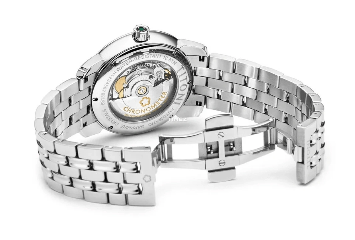 Titoni,MASTER 41mm,41mm,Stainless Steel,Silver,Automatic,Day,38hours,83188 S,83188 S-734