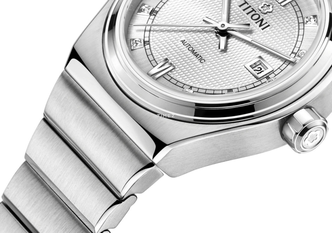 Titoni,IMPETUS 28.50mm,28.50mm,Stainless Steel,Silver,Automatic,Day,Sapphire,Crystal Glass,23751 S,23751 S-629