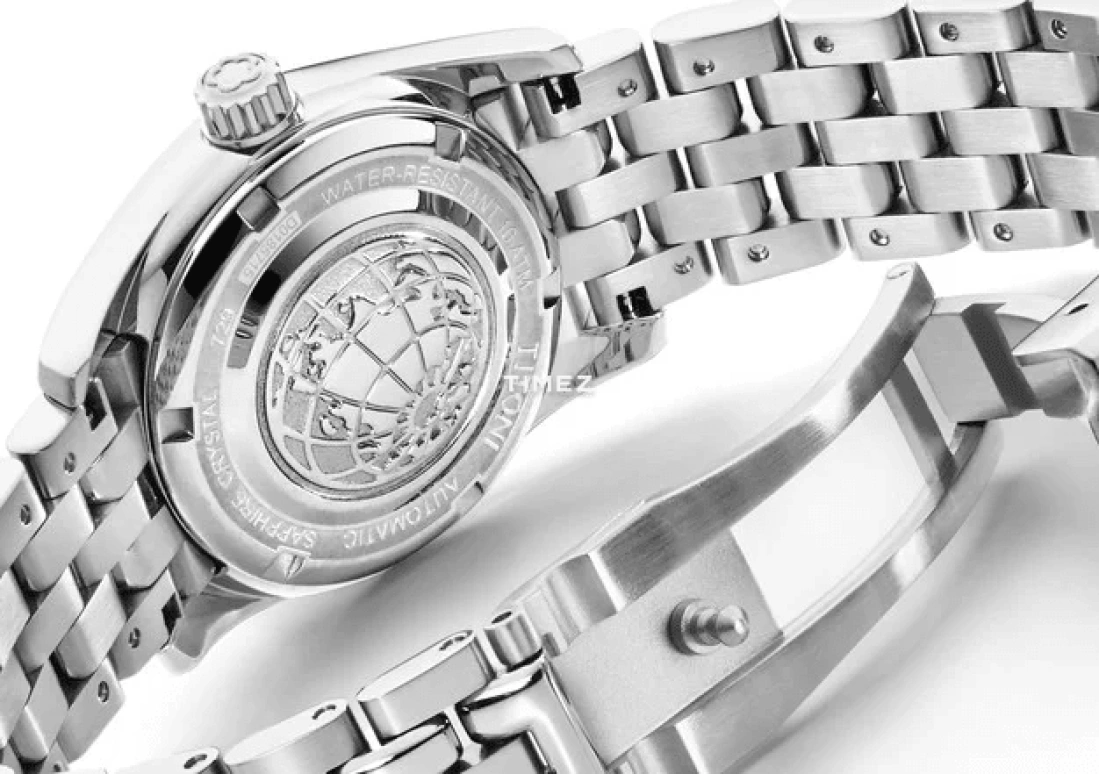 Titoni,COSMO 27mm,27mm,Stainless Steel,Blue,Automatic,Day,Sapphire,Crystal Glass,729 S,729 S-719