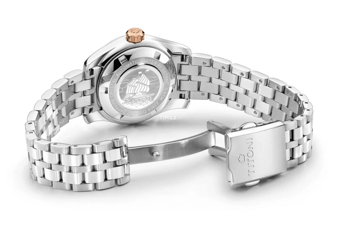 Titoni,AIRMASTER 29mm,29mm,Stainless Steel,Silver,Automatic,Day,Sapphire,Crystal Glass,23908 SRG,23908 SRG-616