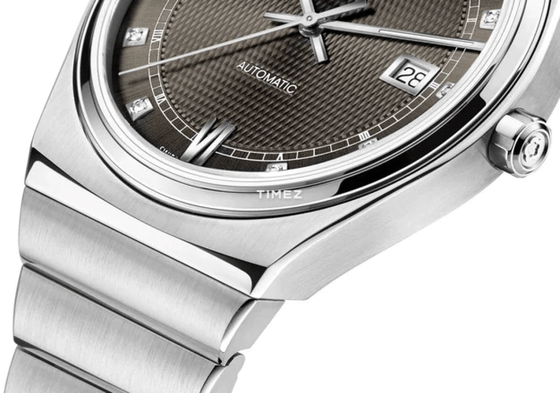 Titoni,IMPETUS 39.50mm,39.50mm,Stainless Steel,Coal Gray,Automatic,Day,Sapphire,Crystal Glass,83751 S,83751 S-630