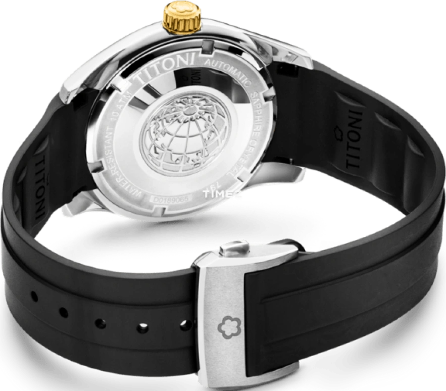 Titoni,COSMO 40mm,40mm,Stainless Steel,Silver,Automatic,Date,Day,797 SY,797 SY-RBK-695