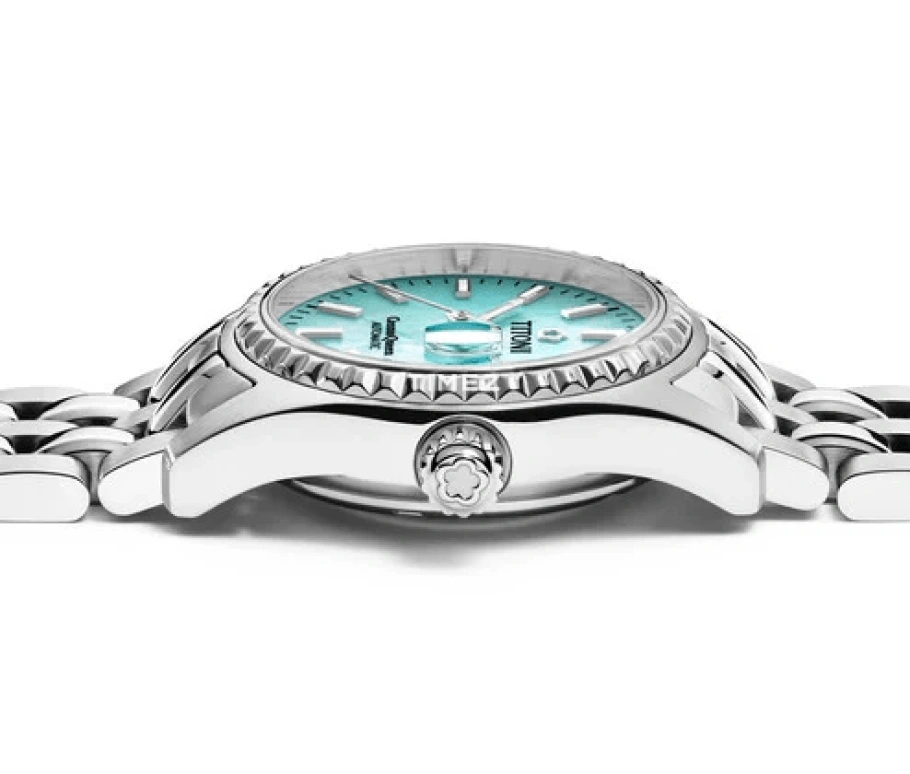 Titoni,COSMO 27mm,27mm,Stainless Steel,Blue,Automatic,Day,Sapphire,Crystal Glass,729 S,729 S-719