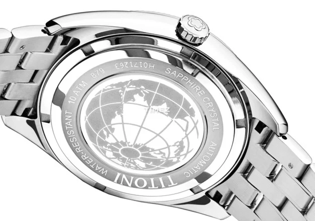 Titoni,COSMO 41mm,41mm,Stainless Steel,Green,Automatic,Day,Sapphire,Crystal Glass,879 S,879 S-660