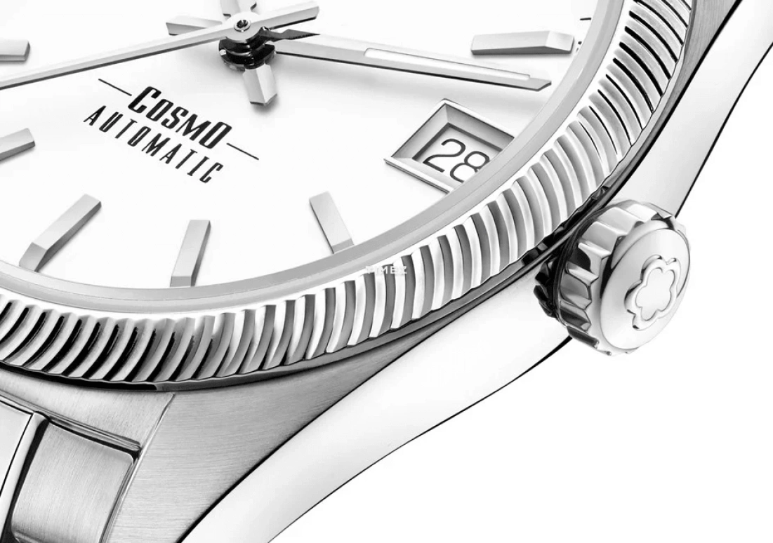 Titoni,COSMO 33.50mm,33.50mm,Stainless Steel,Silver,Automatic,Day,Sapphire,Crystal Glass,828 S,828 S-606