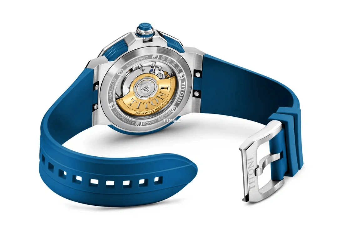 Titoni,IMPETUS 43mm,43mm,Stainless Steel,Ceramic,White,Automatic,Day,42hours,83765 S,83765 S-FF-708