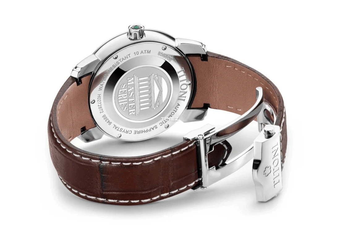 Titoni,MASTER 41mm,41mm,Stainless Steel,Silver,Automatic,Day,Power Reserve Indicator,94388 S,94388 S-ST-578