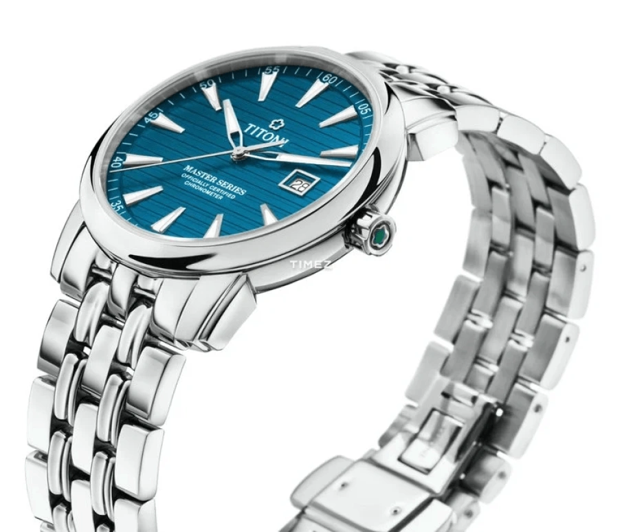 Titoni,MASTER 41mm,41mm,Stainless Steel,Blue,Automatic,Day,38hours,83188 S,83188 S-735