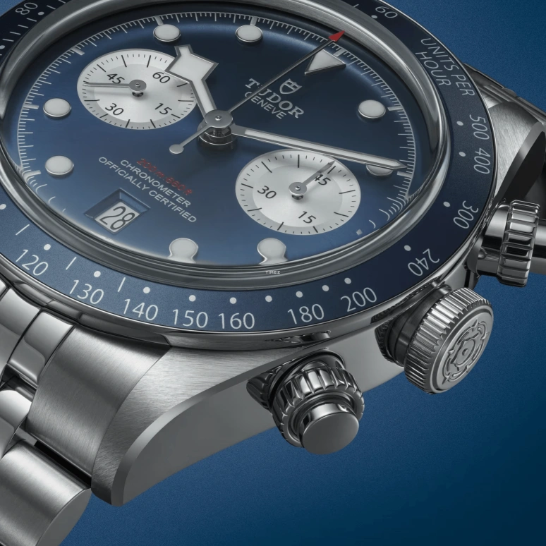 Tudor,Black Bay Chronograph 41mm,41mm,Stainless Steel,Blue,Automatic,Chronograph,Day,79360B,79360B-0002