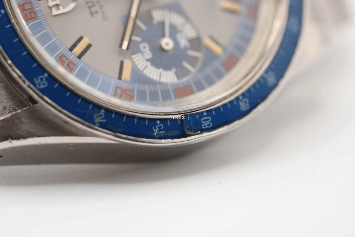 Tudor,Other 40mm,40mm,Stainless Steel,Silver,Blue,Handwound,Chronograph,Day,7149,7149/0