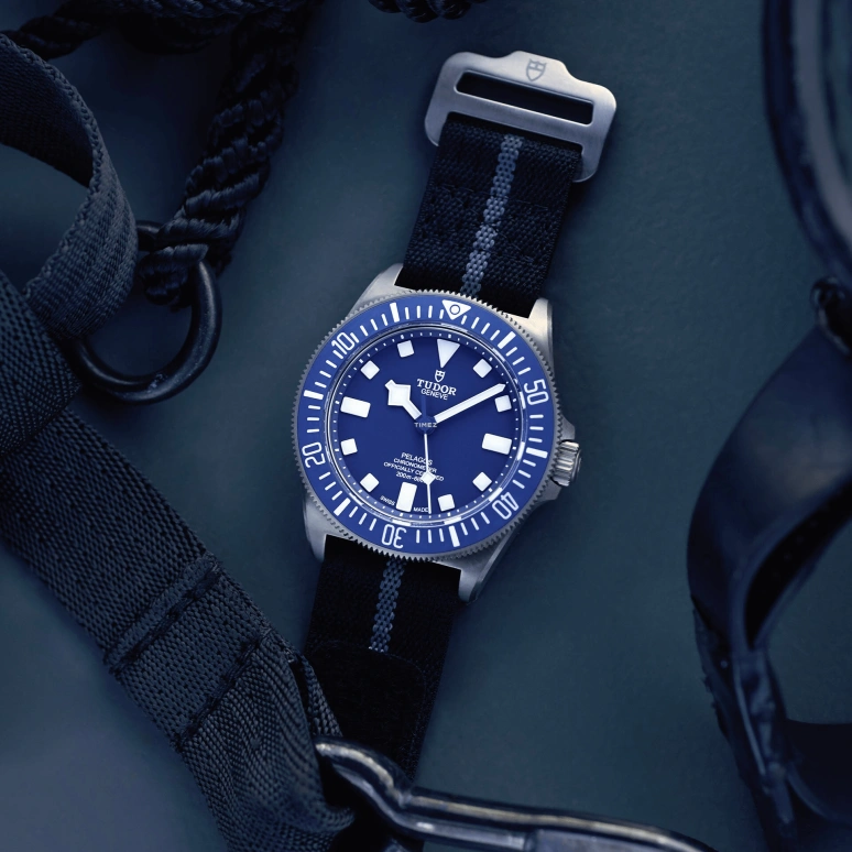 Tudor,Pelagos 42mm,42mm,Titanium,Titanium Gold,Blue,Automatic,70hours,In-house Caliber,25707B,25707B/23-0001