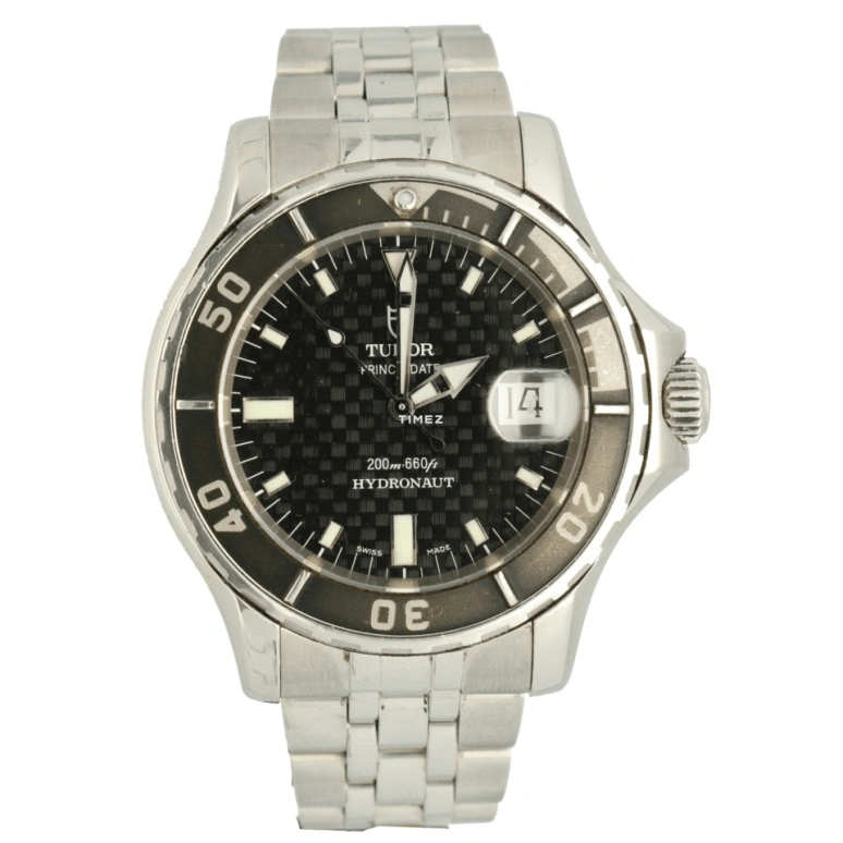 Tudor,Hydronaut 41mm,41mm,Stainless Steel,Black,Automatic,Day,Sapphire,89190PN,89190PN-93550 INT