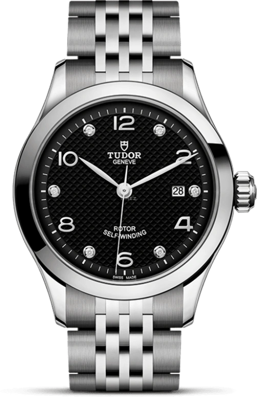 Tudor,1926 28mm,28mm,Stainless Steel,Black,Automatic,Day,38hours,91350,91350-0004