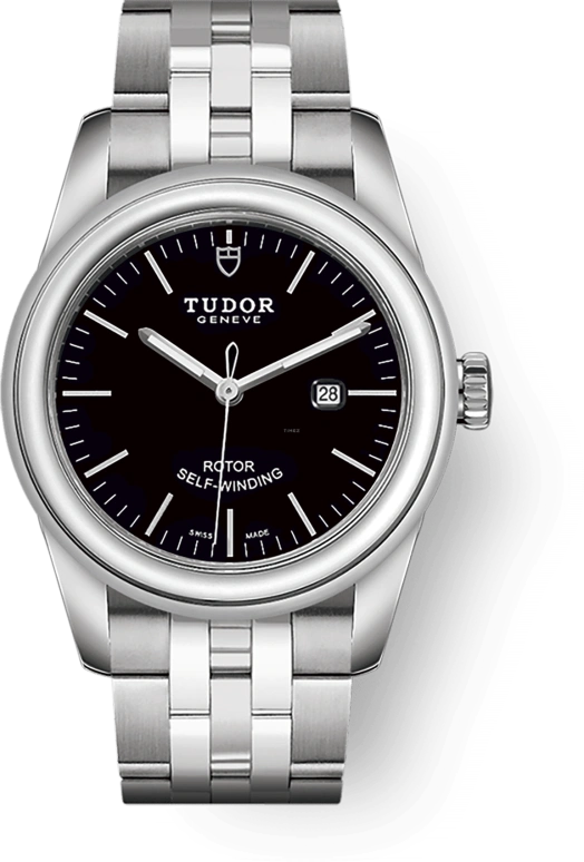 Tudor,Glamour 31mm,31mm,Stainless Steel,Black,Automatic,Date,38hours,53000,53000-0002