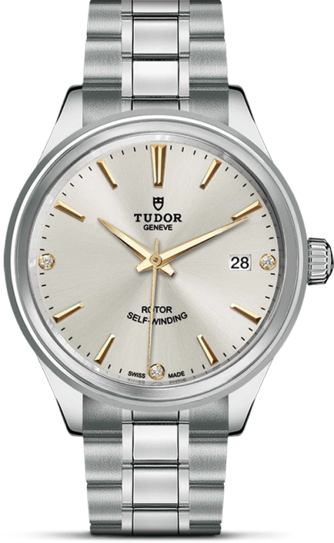 Tudor,Style 38mm,38mm,Stainless Steel,Silver,Automatic,Chronograph,Date,12500,12500-0019