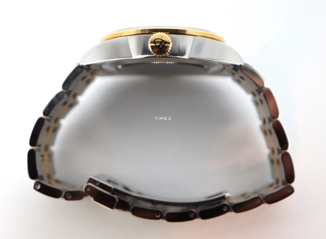 Tudor,Glamour 42mm,42mm,Stainless Steel,Gold,Automatic,Day,Sapphire,Crystal Glass,57003,57003-0002