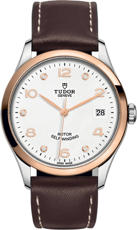Tudor,1926 36mm,36mm,Rose Gold,Stainless Steel,White,Automatic,Day,38hours,91451,91451-0012