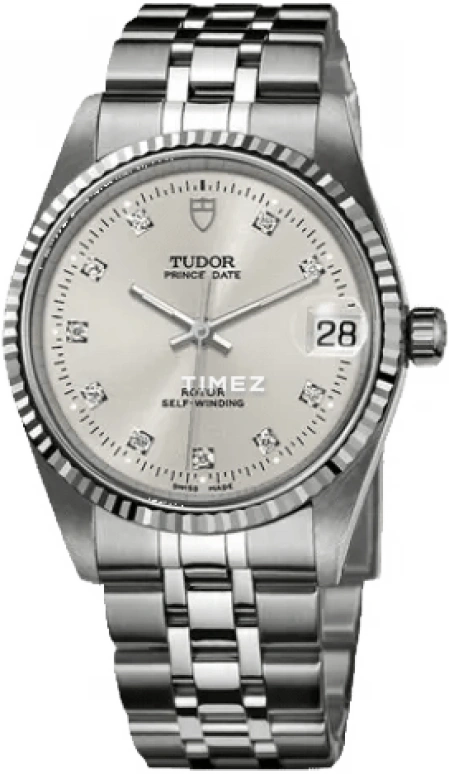 Tudor,Prince Princess 32mm,32mm,Stainless Steel,Silver,Automatic,Day,Sapphire,Crystal Glass,72034,72034-0012
