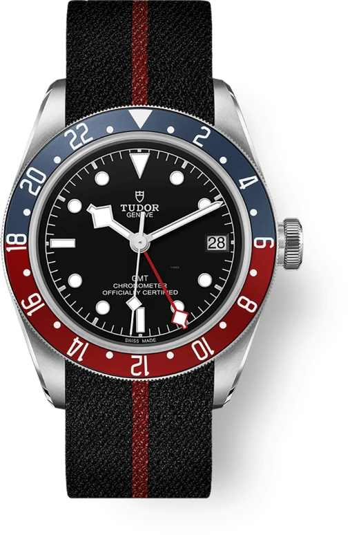 Tudor,Black Bay GMT 41mm,41mm,Stainless Steel,Black,Automatic,Date,70hours,79830RB,79830RB-0003
