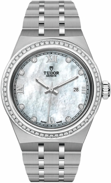 Tudor,Royal 28mm,28mm,Stainless Steel,White,Automatic,Date,38hours,28320,28320-0001