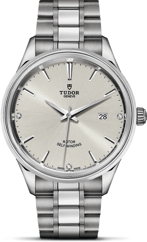Tudor,Style 41mm,41mm,Stainless Steel,Silver,Automatic,Date,38hours,12700,12700-0003