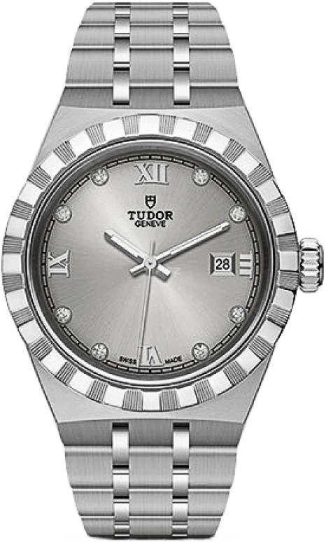 Tudor,Royal 28mm,28mm,Stainless Steel,Silver,Automatic,Date,38hours,28300,28300-0002