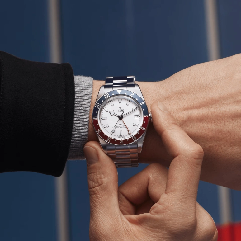 Tudor,Black Bay GMT 41mm,41mm,Stainless Steel,White,Automatic,Day,70hours,79830RB,79830RB-0010