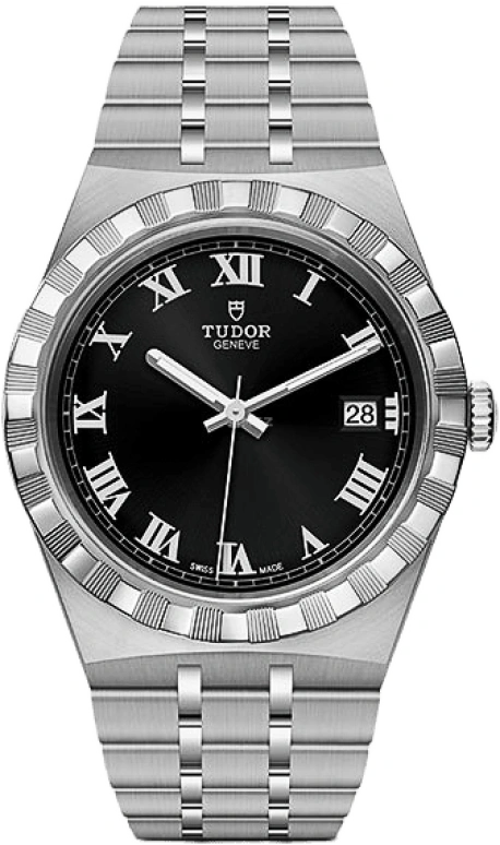 Tudor,Royal 38mm,38mm,Stainless Steel,Black,Automatic,Date,38hours,28500,28500-0003
