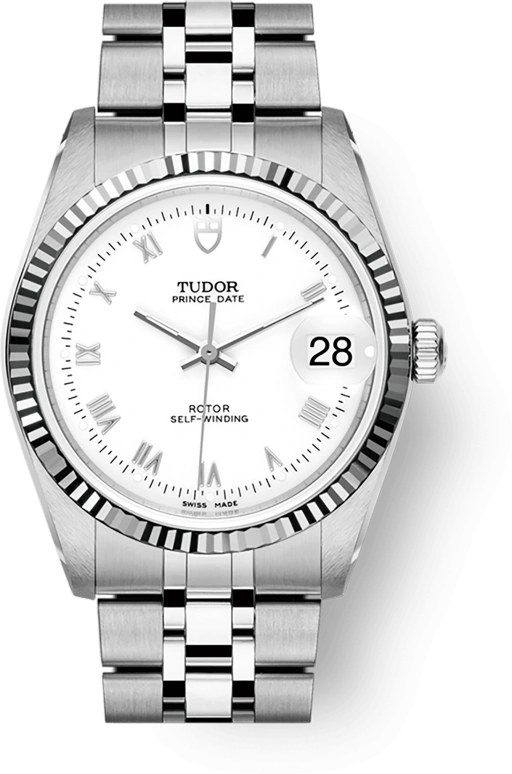 Tudor,Prince Princess 34mm,34mm,Stainless Steel,White,Automatic,38hours,In-house Caliber,74034,74034-0013