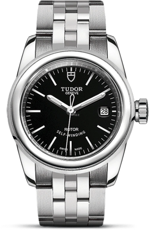 Tudor,Glamour 26mm,26mm,Stainless Steel,Black,Automatic,Date,38hours,51000,51000-0009