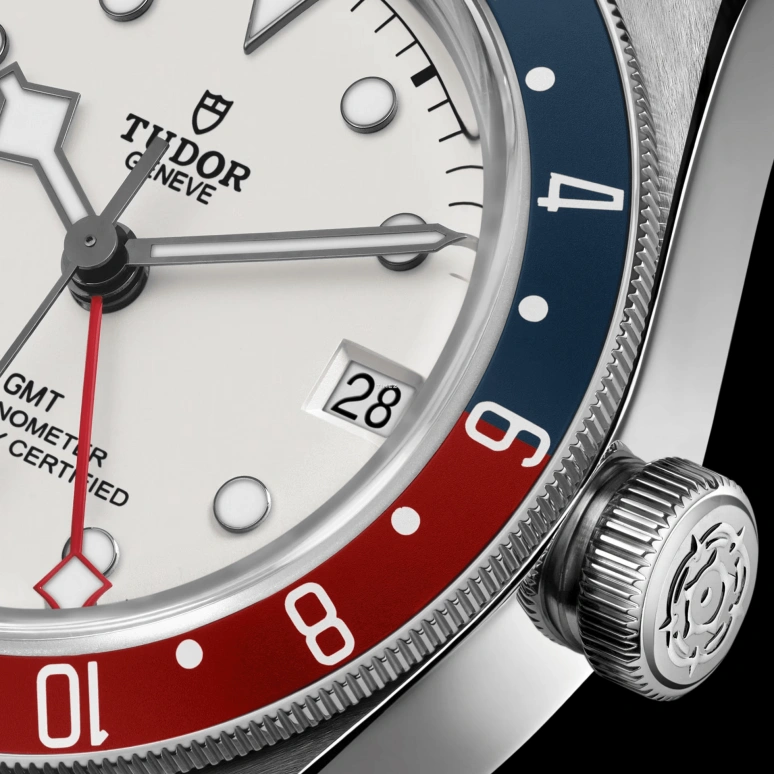 Tudor,Black Bay GMT 41mm,41mm,Stainless Steel,White,Automatic,Day,70hours,79830RB,79830RB-0010