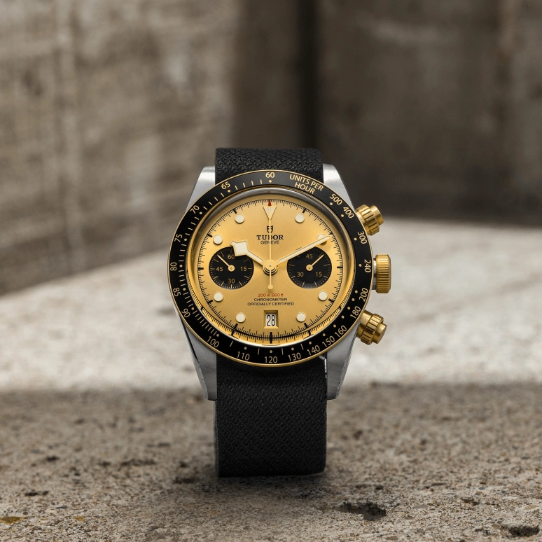Tudor,Black Bay Chronograph 41mm,41mm,Stainless Steel,Black,Gold,Automatic,Chronograph,Day,79363N,79363N-0006
