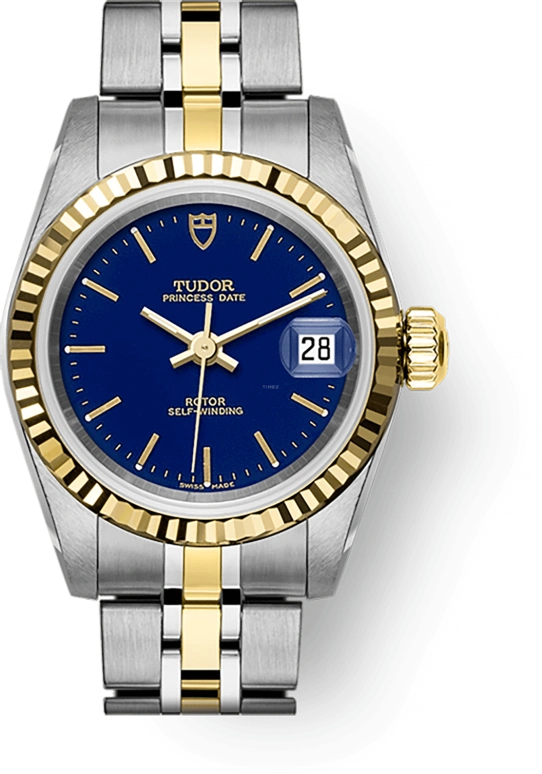 Tudor,Prince Princess 25mm,25mm,Stainless Steel,Blue,Automatic,38hours,In-house Caliber,92413,92413-0015