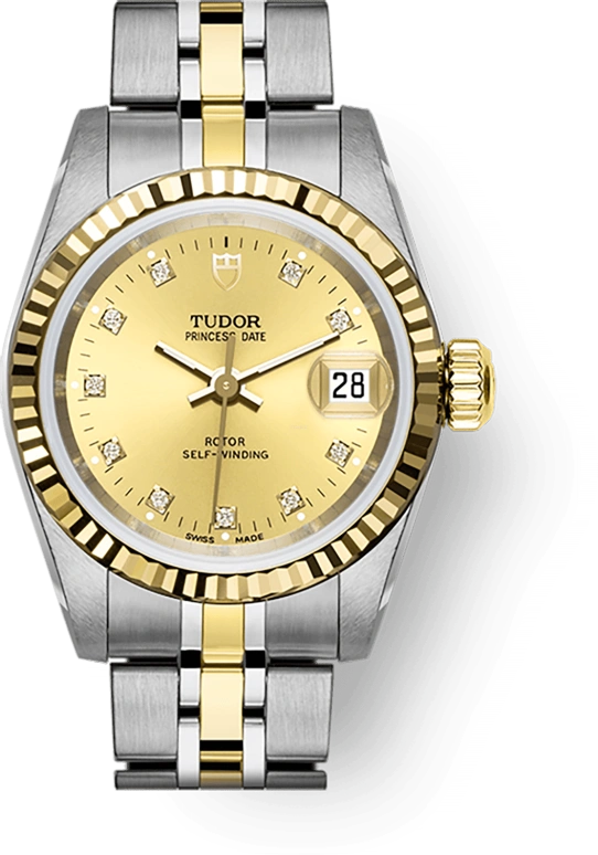 Tudor,Prince Princess 25mm,25mm,Stainless Steel,Champagne,Automatic,38hours,In-house Caliber,92413,92413-0006
