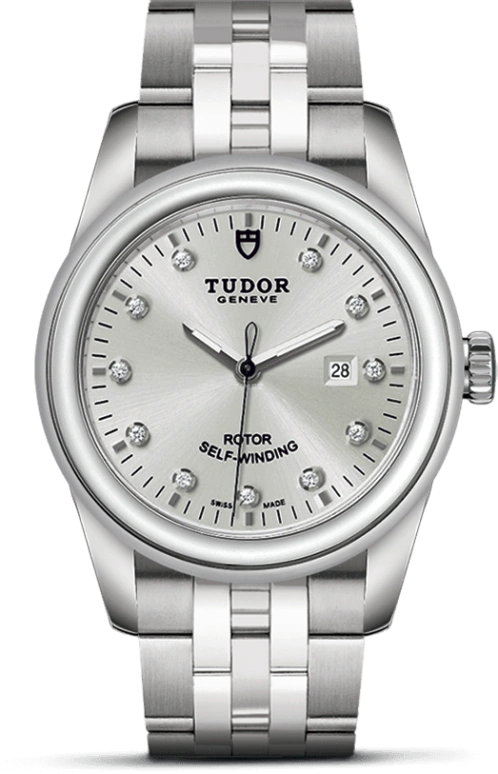 Tudor,Glamour 31mm,31mm,Stainless Steel,Silver,Automatic,Date,38hours,53000,53000-0003