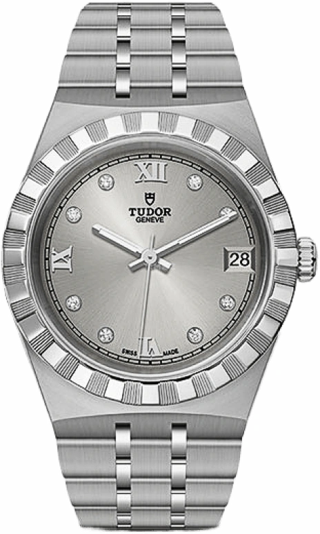 Tudor,Royal 34mm,34mm,Stainless Steel,Silver,Automatic,Date,38hours,28400,28400-0002