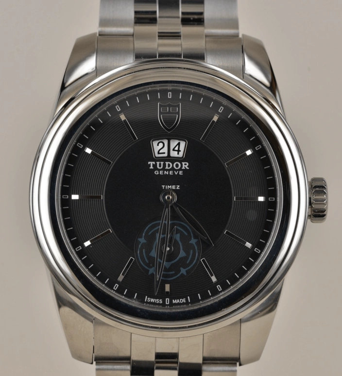 Tudor,Glamour 42mm,42mm,Stainless Steel,Black,Automatic,Day,42hours,57000,57000-6807 black