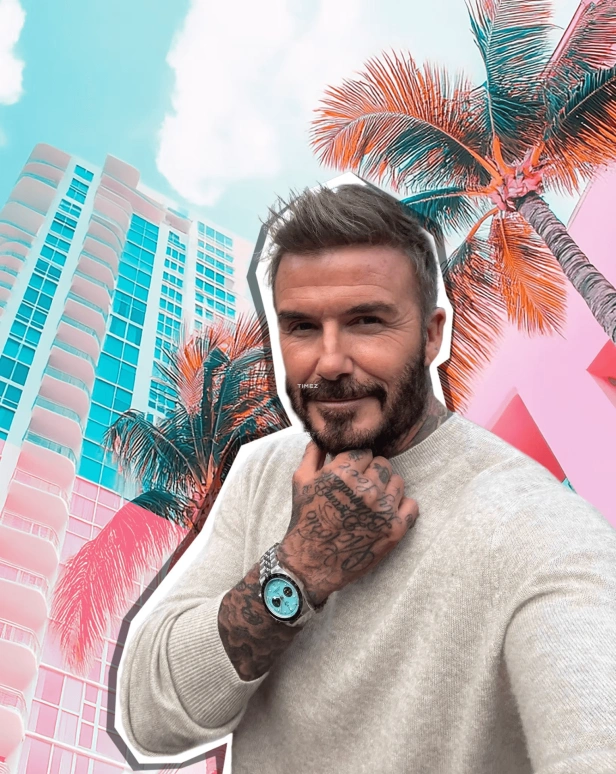 Tudor,Black Bay Chronograph 41mm,41mm,Stainless Steel,Blue,Black,Automatic,Chronograph,Day,David Beckham,79360N,79360N-0024