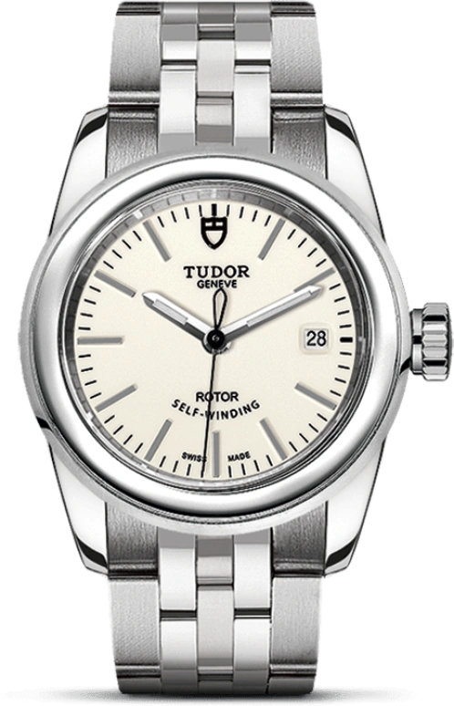 Tudor,Glamour 26mm,26mm,Stainless Steel,White,Automatic,Date,38hours,51000,51000-0027