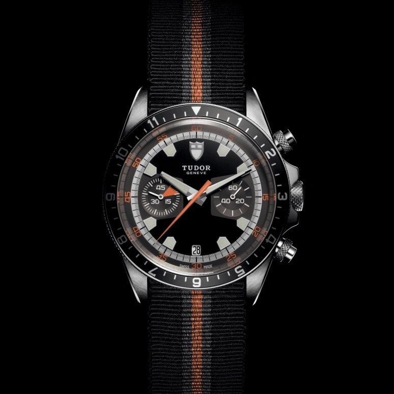 Tudor,Heritage 42mm,42mm,Stainless Steel,Black,Automatic,Chronograph,Date,70330N,70330N-0003