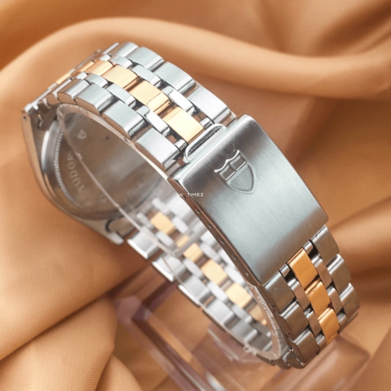 Tudor,Prince Princess 32mm,32mm,Stainless Steel,Gold,Automatic,Day,Sapphire,Crystal Glass,72033,72033-62453 10di