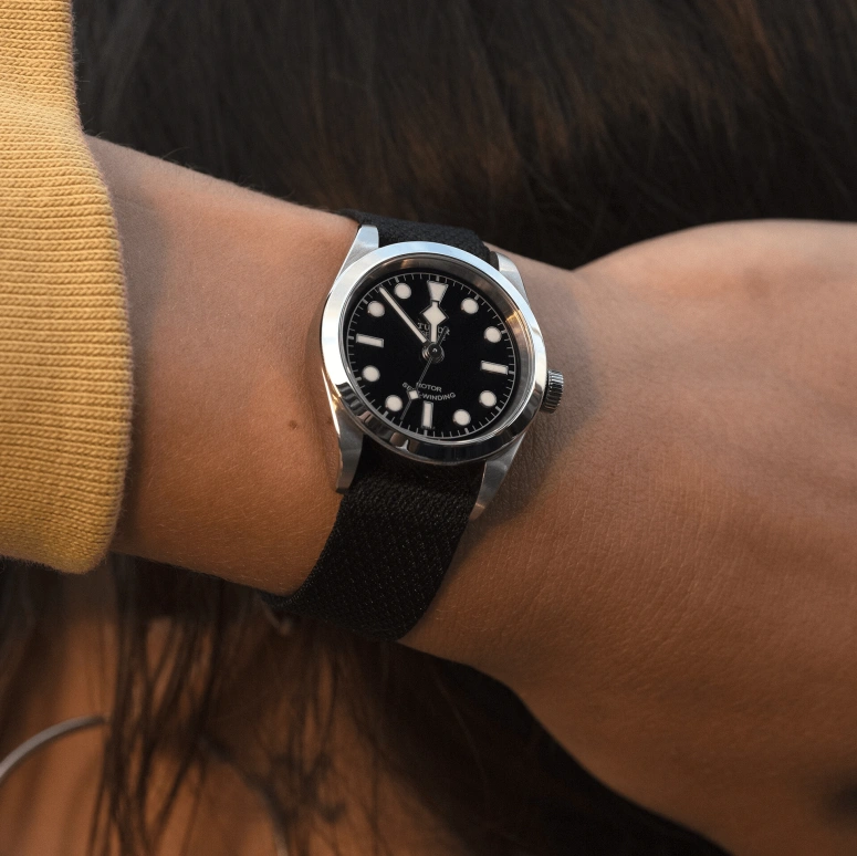 Tudor,Black Bay 31-36-39-41 32mm,32mm,Stainless Steel,Black,Automatic,42hours,In-house Caliber,79580,79580-0005