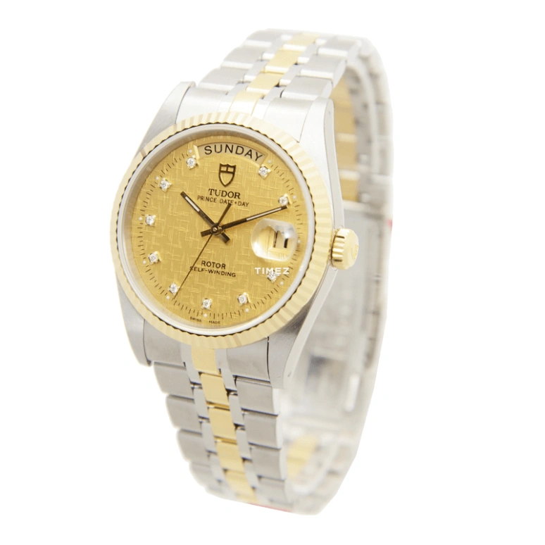 Tudor,Glamour Date Day 36mm,36mm,Stainless Steel,Gold,Automatic,Date,Day,76213,76213-62483 10di