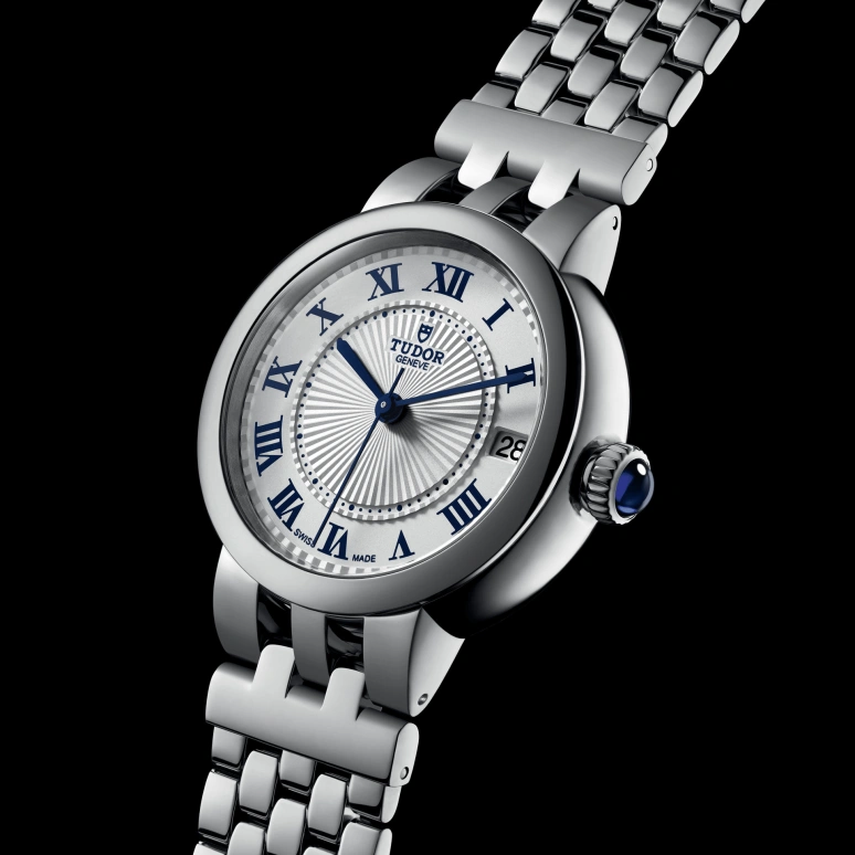 Tudor,Clair de Rose 34mm,34mm,Stainless Steel,Silver,Automatic,Date,38hours,35800,35800-0001