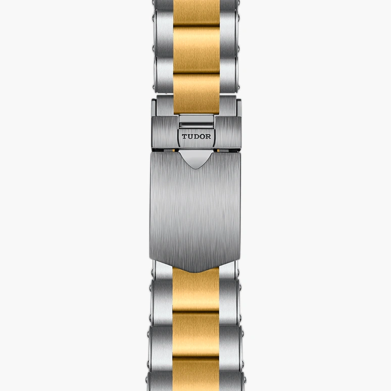 Tudor,Black Bay GMT 41mm,41mm,Yellow Gold,Stainless Steel,Black,Automatic,Date,70hours,79833MN,79833MN-0001