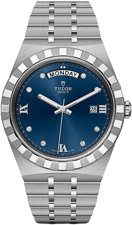 Tudor,Royal 41mm,41mm,Stainless Steel,Blue,Automatic,Date,Day,28600,28600-0006
