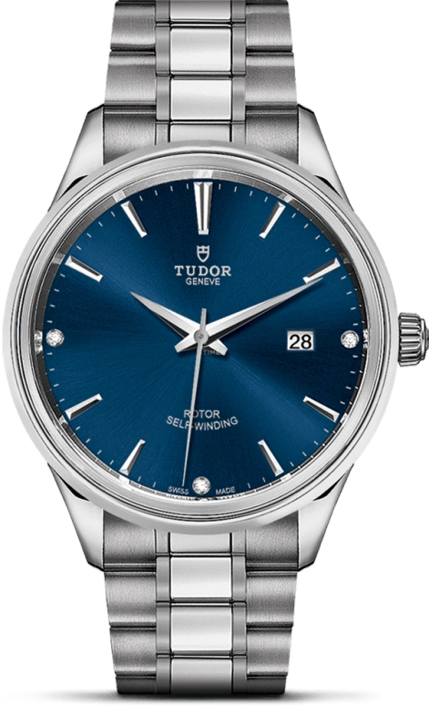 Tudor,Style 41mm,41mm,Stainless Steel,Blue,Automatic,Date,38hours,12700,12700-0013