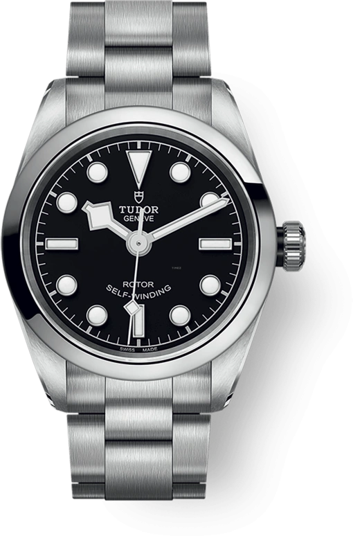 Tudor,Black Bay 31-36-39-41 32mm,32mm,Stainless Steel,Black,Automatic,42hours,In-house Caliber,79580,79580-0001